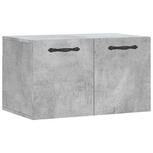vidaXL Wandkast 60x36,5x35 cm bewerkt hout betongrijs