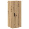 vidaXL Hoge kast Artisan Eiken 69,5 x 34 x 180 cm Bewerkt hout