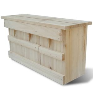 Nestkast voor huismus 44 x 15,5 x 21,5 cm