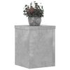 vidaXL Plantenstandaards 2 st 15x15x20 cm bewerkt hout betongrijs