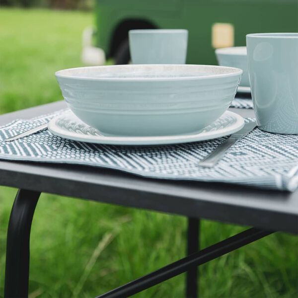 Travellife 16-delige Serviesset luxe D&eacute;nia lichtgrijs