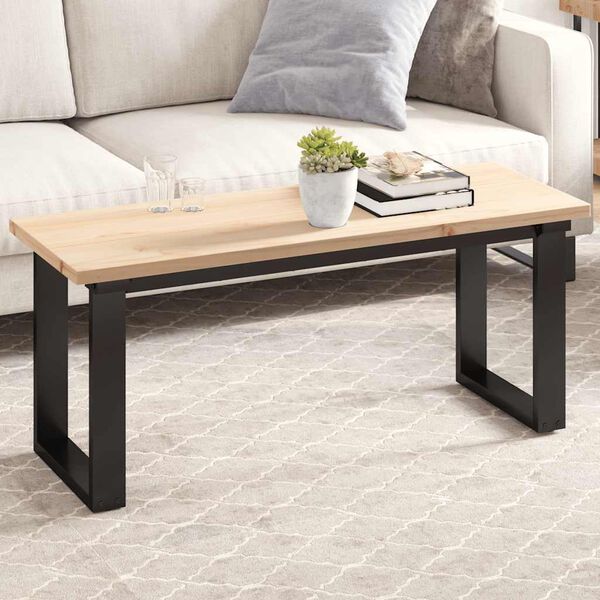 vidaXL Tafelblad rechthoekig 110x40x2,5 cm massief grenenhout