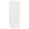 vidaXL Paraplu Standaard Wit 15.5 x 15.5 x 49 cm Metaal
