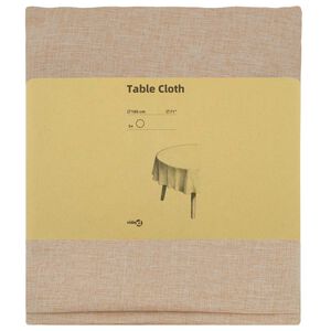 vidaXL Tafelkleed 5 st Rond Beige &Oslash; 180 cm