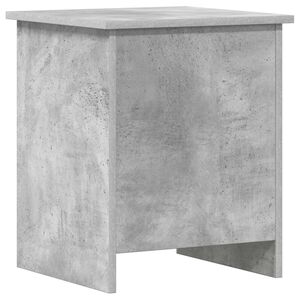 vidaXL Opbergkist met opslag Betongrijs 40 x 40 x 50 cm Bewerkt hout