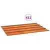 vidaXL Dakpanelen 12 st 60x44 cm cortenstaal roestig