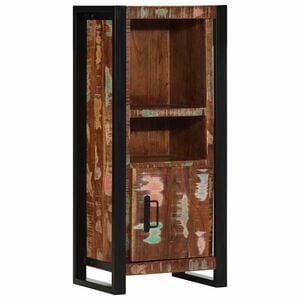 vidaXL Badkamerkast 40x30x90 cm massief recycled hout