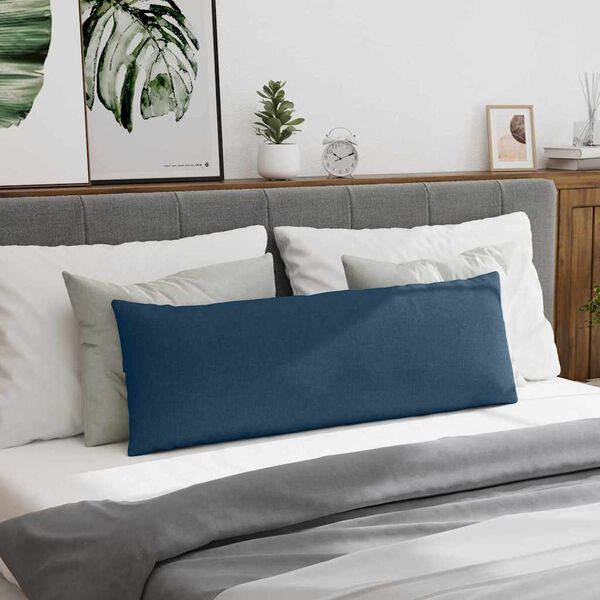 vidaXL Sofa Kussens 2 stuks Blauw 120 x 40 cm Stof