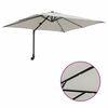 vidaXL Tuinparasol Zand 248,5 x 247,5 x 160 cm Polyester en staal