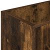 vidaXL Paraplu Standaard Gerookt eiken 40 x 20 x 55,5 cm Bewerkt hout