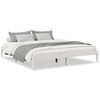 vidaXL Bedframe extra lang zonder matras grenenhout wit 180x220 cm