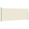 vidaXL Windscherm uittrekbaar 117x314 cm cr&egrave;me