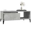 vidaXL Salontafel 90x50x36,5 cm bewerkt hout betongrijs