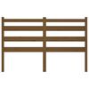 vidaXL Hoofdbord 206x4x100 cm massief grenenhout honingbruin