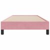 vidaXL Boxspring zonder matras fluweel roze 90x210 cm