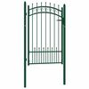 vidaXL Hekpoort EMMEN met stalen pinnen 104x117 cm groen