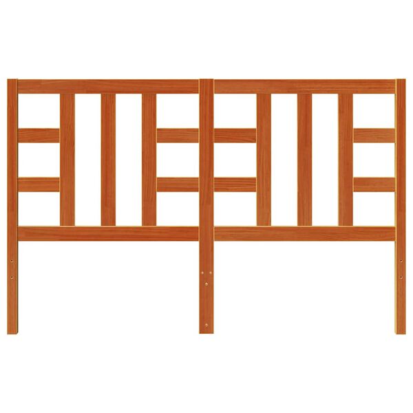 vidaXL Hoofdbord 150 cm massief grenenhout wasbruin