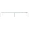 vidaXL Bedframe metaal wit 90x190 cm