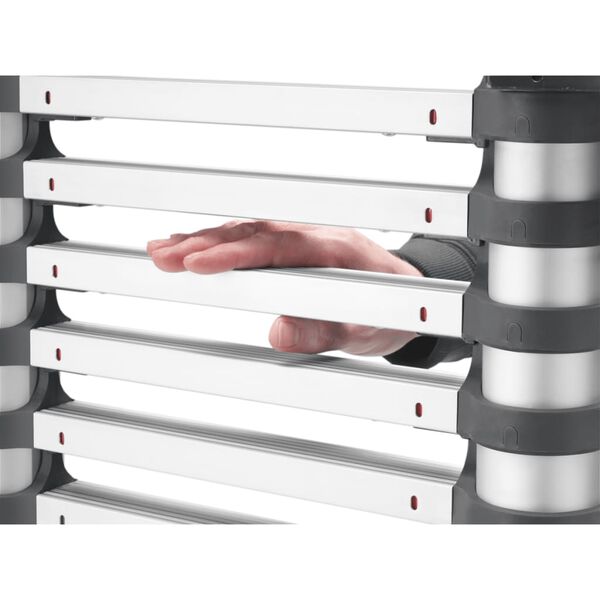 Hailo Telescoopladder FlexLine 260 264 cm aluminium 7113-091