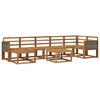 vidaXL Buiten bankenset 8 pcs Naturel Massief Acaciahout