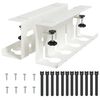 vidaXL Onder bureaublad kabelmanagement tray 2 pcs Wit 43 x 10 x 15 cm