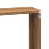 vidaXL Wandkast 100x16x30 cm bewerkt hout artinsanaal eikenkleurig