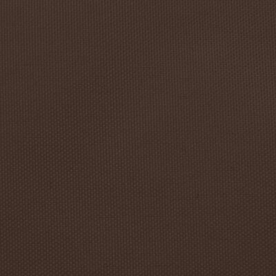 vidaXL Zonnescherm vierkant 4,5x4,5 m oxford stof bruin