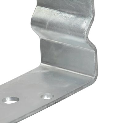 vidaXL Grondankers 6 st 10x6x15 cm gegalvaniseerd staal zilverkleurig