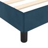 vidaXL Bedframe zonder matras 180x200 cm fluweel donkerblauw