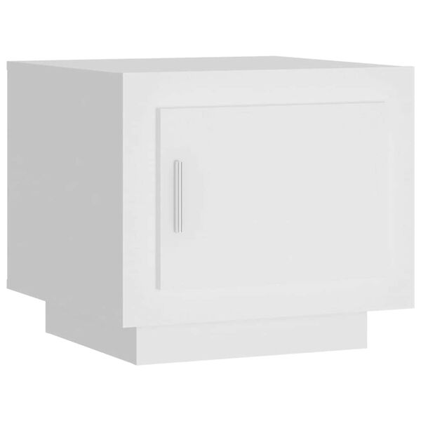 vidaXL Salontafel 51x50x45 cm bewerkt hout wit