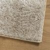 vidaXL Vloerkleed ISTAN hoogpolig glanzend 80x150 cm beige