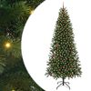 vidaXL Kunstkerstboom met 300 LED met standaard Groen 240 cm PE en PVC