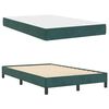 vidaXL Boxspringbed met matras Donkergroen 120 x 220 cm Stof