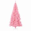 vidaXL Kerstboom met 300 LED met standaard Roze 180 cm PVC