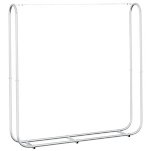 vidaXL Haardhoutrek 150x25x150 cm gegalvaniseerd staal