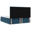 vidaXL Ottoman bed met matrassen en LED's 160x200cm fluweel