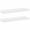 vidaXL Wandschappen 2 st 40x9x3 cm hoogglans wit