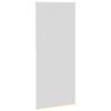 vidaXL Rolgordijn verduisterend 124,4 x 230 cm stofbreedte 120 cm beige