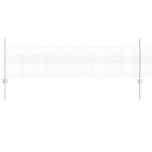 vidaXL gelast draadhek met palen 10 x 0,5 m Gegalvaniseerd staal Mesh