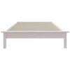 vidaXL Bedframe massief grenenhout wit 90x190 cm