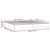 vidaXL Boxspring bed stof donkerbruin 200x200 cm