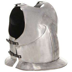 vidaXL Kuras middeleeuws replica LARP staal zilverkleurig