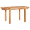 vidaXL Salontafel 90x50x45 cm massief teakhout