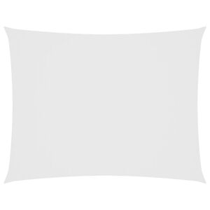 vidaXL Zonnescherm rechthoekig 3x4 m oxford stof wit