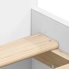 vidaXL Bedframe met hoofd- en voeteneinde wit 90x190 cm