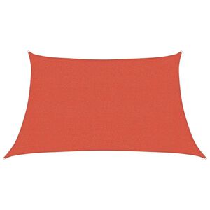 vidaXL Zonnezeil 160 g/m&sup2; 3/4x2 m HDPE terracottakleurig