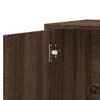 vidaXL Dressoir 60x31x70 cm bewerkt hout bruin eikenkleurig