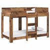 vidaXL Bunk Bed voor Kinderen Oudhout 80 x 160 cm Bewerkt hout