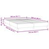 vidaXL Boxspring zonder matras fluweel donkerblauw 140x220 cm