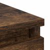 vidaXL Dressoir 37,5x35x76 cm bewerkt hout gerookt eikenkleurig